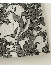 【MOGA Collection】MOGA Collection リーフツイードフレアスカート 詳細画像 ホワイト×ブラック 26