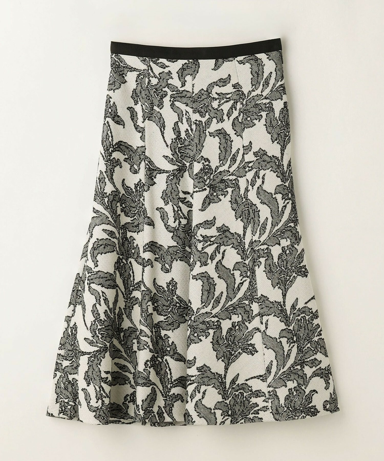 【MOGA Collection】MOGA Collection リーフツイードフレアスカート 詳細画像 ホワイト×ブラック 22