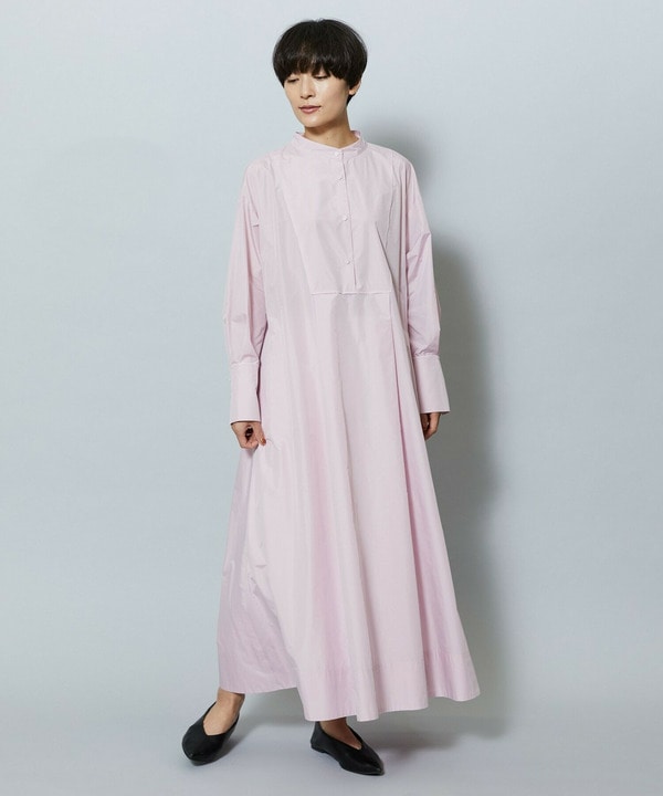 【MOGA】ライトメモリータフタブザムシャツワンピース