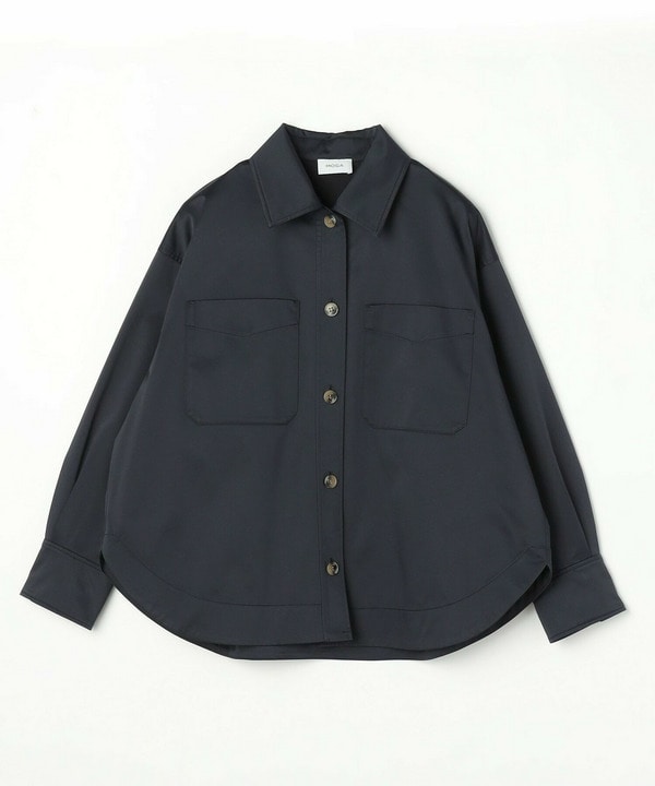 ストレッチタフタオーバーシャツ 詳細画像 ダークネイビー 2