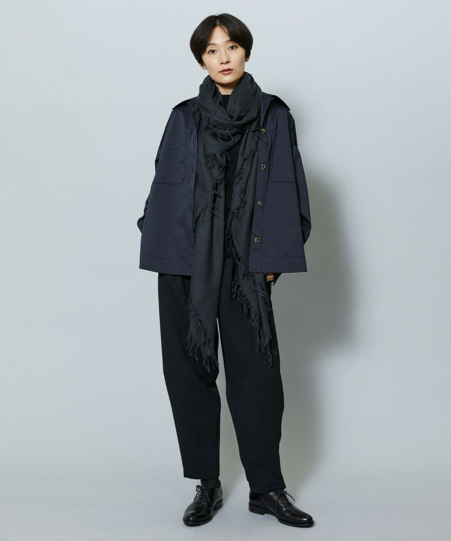 【MOGA】ストレッチタフタオーバーシャツ 詳細画像 ライトグレー 11