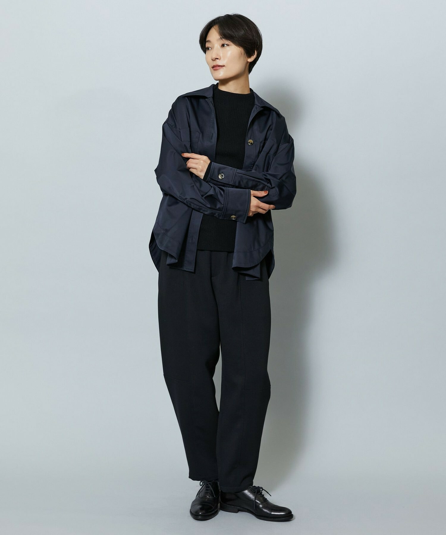 【MOGA】ストレッチタフタオーバーシャツ 詳細画像 ライトグレー 16