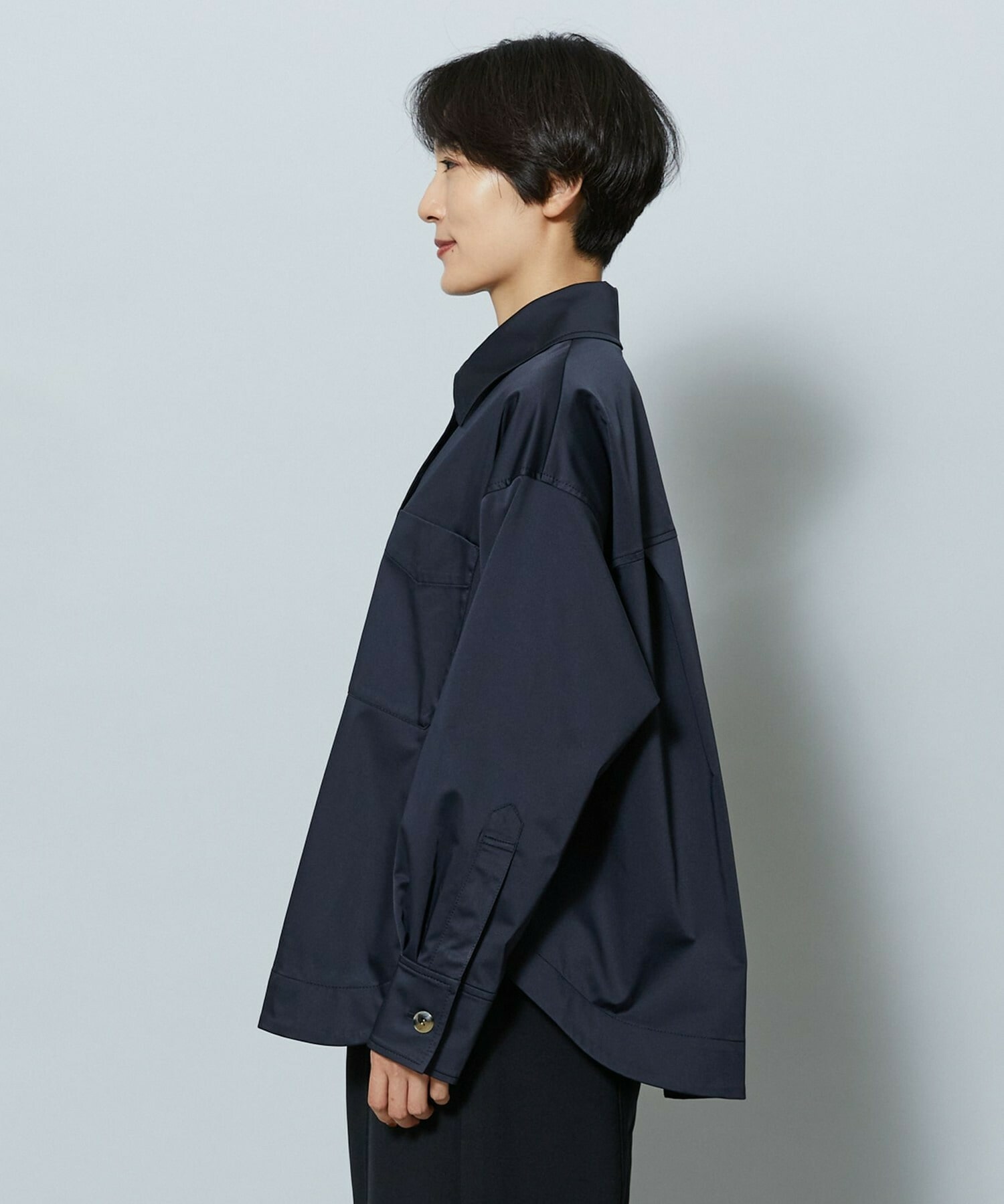 【MOGA】ストレッチタフタオーバーシャツ 詳細画像 ライトグレー 21