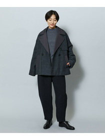 【MOGA】ウーリング圧縮テーラードコート 詳細画像 ブラック 14