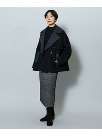 【MOGA】ウーリング圧縮テーラードコート 詳細画像 ブラック 8