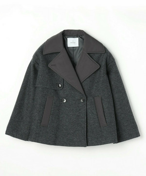 【MOGA】ウーリング圧縮テーラードコート 詳細画像 チャコールグレー 2