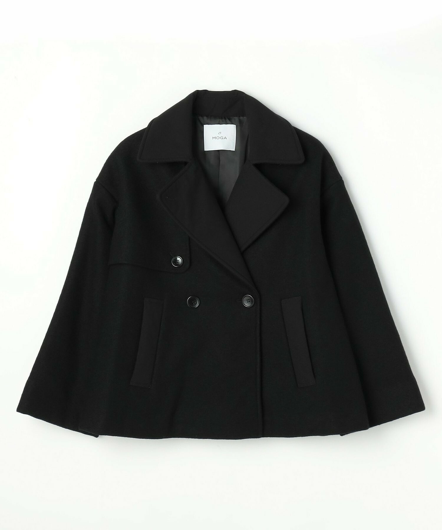 【MOGA】ウーリング圧縮テーラードコート 詳細画像 ブラック 2