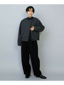 【MOGA】スポンディッシュボンディングショートコート 詳細画像 チャコールグレー 10