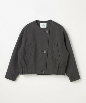 【MOGA】スポンディッシュボンディングショートコート 詳細画像 チャコールグレー 2