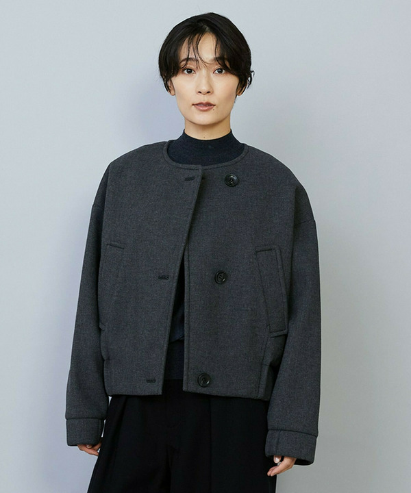 【MOGA】スポンディッシュボンディングショートコート