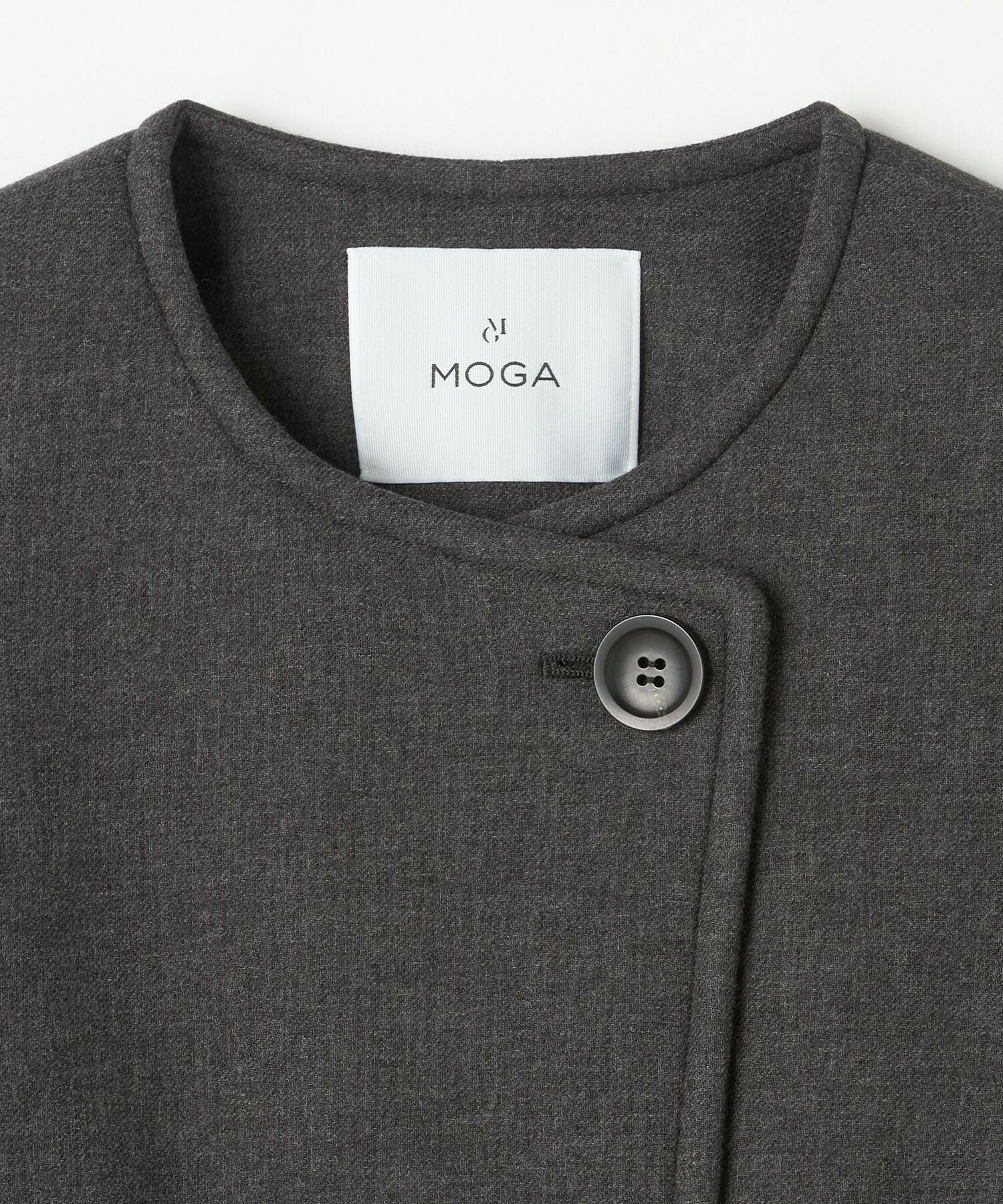 【MOGA】スポンディッシュボンディングショートコート 詳細画像 チャコールグレー 25