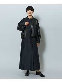 【MOGA】ソフトフェイクレザードルマンショートブルゾン 詳細画像 ブラック 14