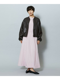 【MOGA】ソフトフェイクレザードルマンショートブルゾン 詳細画像 ブラック 3