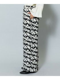 【MOGA】ベルベットサテンハンドドローイングプリントパンツ 詳細画像 サックスブルー 21