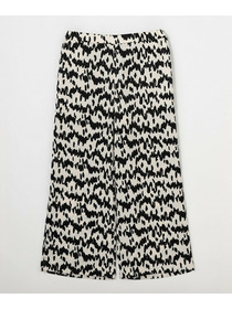 【MOGA】ベルベットサテンハンドドローイングプリントパンツ 詳細画像 サックスブルー 23