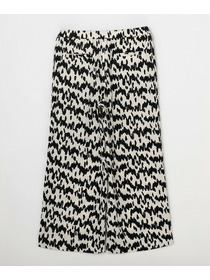 【MOGA】ベルベットサテンハンドドローイングプリントパンツ 詳細画像 サックスブルー 24