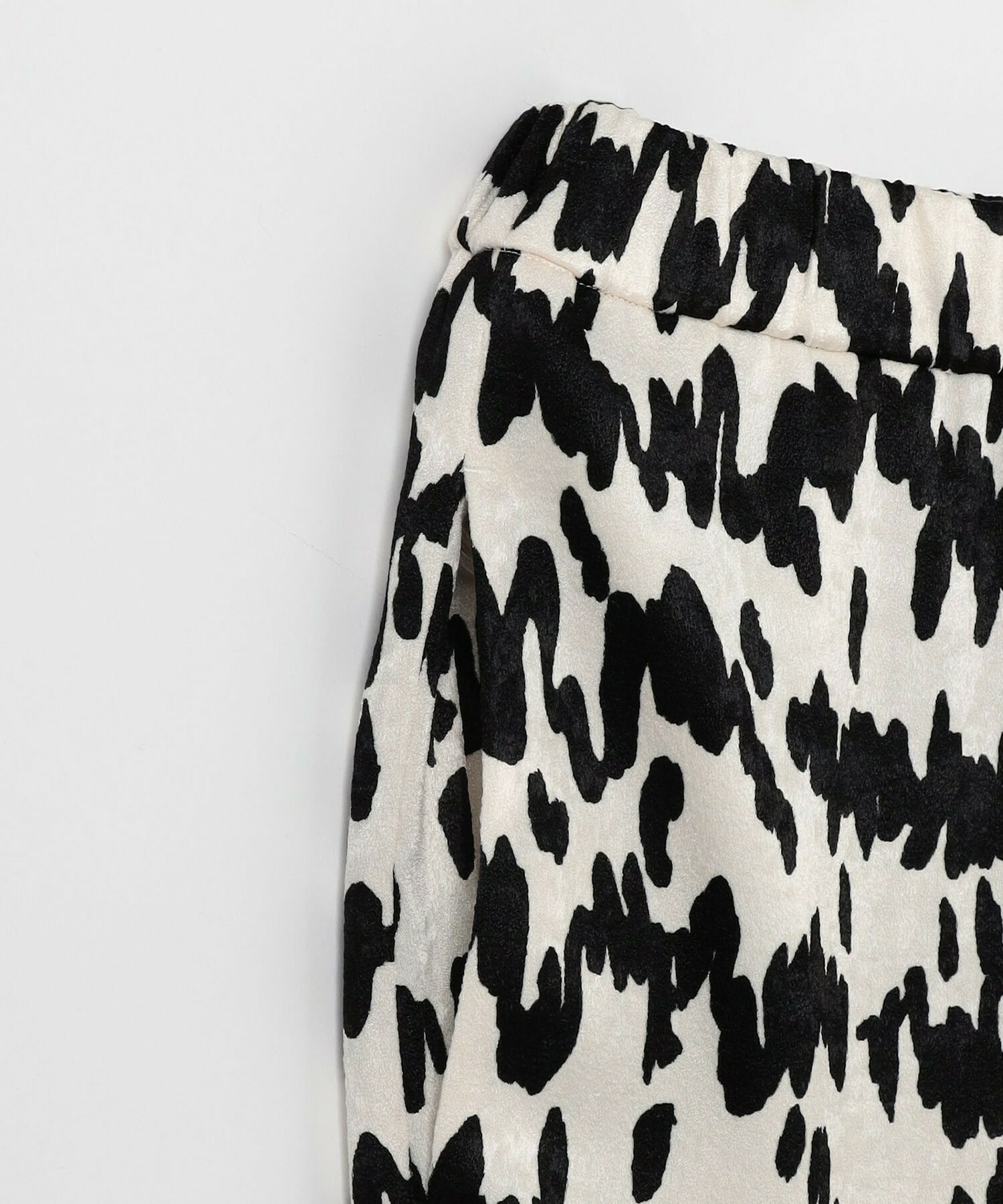 【MOGA】ベルベットサテンハンドドローイングプリントパンツ 詳細画像 サックスブルー 26