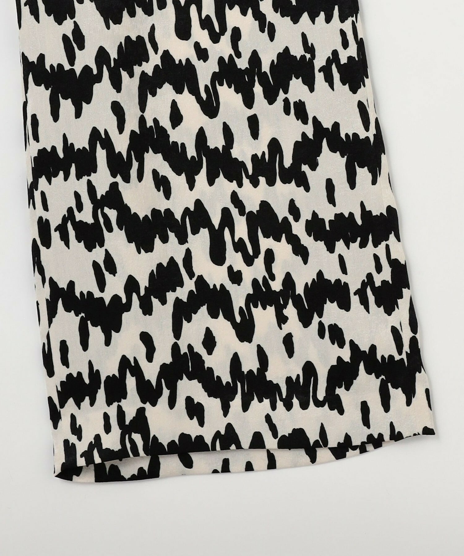 【MOGA】ベルベットサテンハンドドローイングプリントパンツ 詳細画像 サックスブルー 28