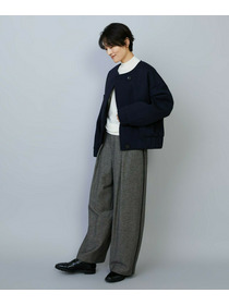 【MOGA】ウールリネンツイルバレルワイドパンツ 詳細画像 ブラック 17