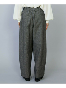【MOGA】ウールリネンツイルバレルワイドパンツ 詳細画像 ブラック 22