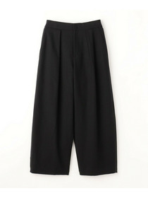 【MOGA】ウールリネンツイルバレルワイドパンツ 詳細画像 ブラック 23