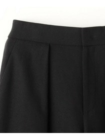 【MOGA】ウールリネンツイルバレルワイドパンツ 詳細画像 ブラック 26