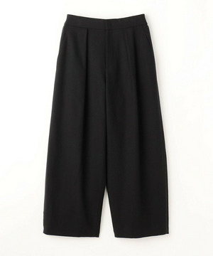 【MOGA】ウールリネンツイルバレルワイドパンツ 詳細画像 ブラック 2