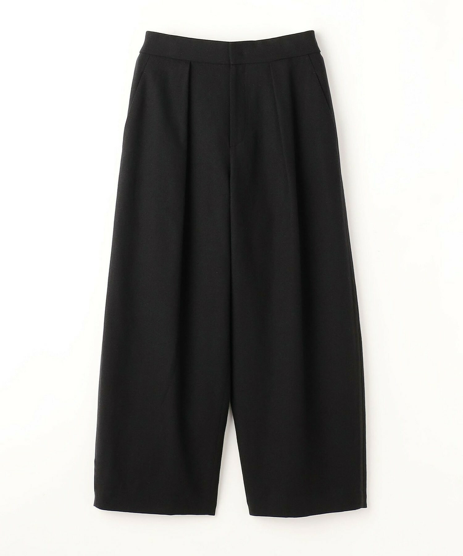 【MOGA】ウールリネンツイルバレルワイドパンツ 詳細画像 ブラック 23