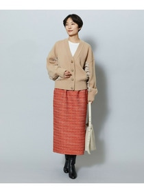 【MOGA】スラブツイードロングスカート 詳細画像 ブラック 1