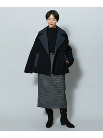 【MOGA】スラブツイードロングスカート 詳細画像 ブラック 16