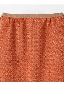 【MOGA】スラブツイードロングスカート 詳細画像 ブラック 27