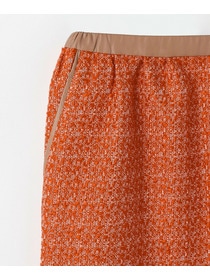 【MOGA】スラブツイードロングスカート 詳細画像 ブラック 28