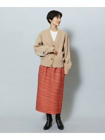 【MOGA】スラブツイードロングスカート 詳細画像 ブラック 9