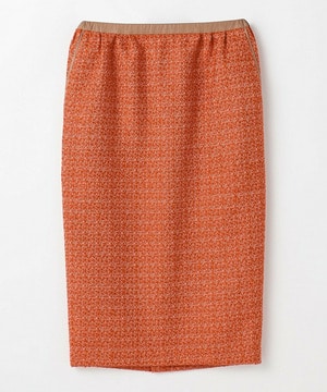 【MOGA】スラブツイードロングスカート 詳細画像 レッド 2