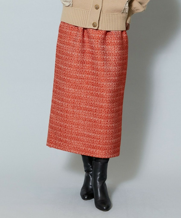 【MOGA】スラブツイードロングスカート