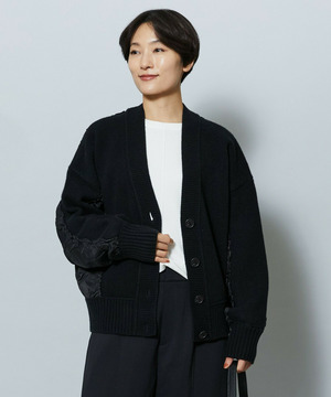 【MOGA】AQUAシャーリングカーディガン 詳細画像 ブラック 1