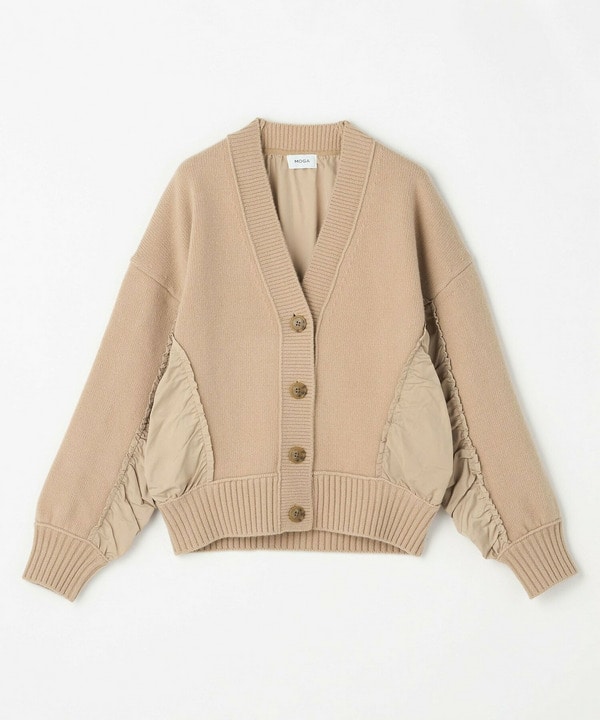 AQUAシャーリングカーディガン 詳細画像 キャメル 2