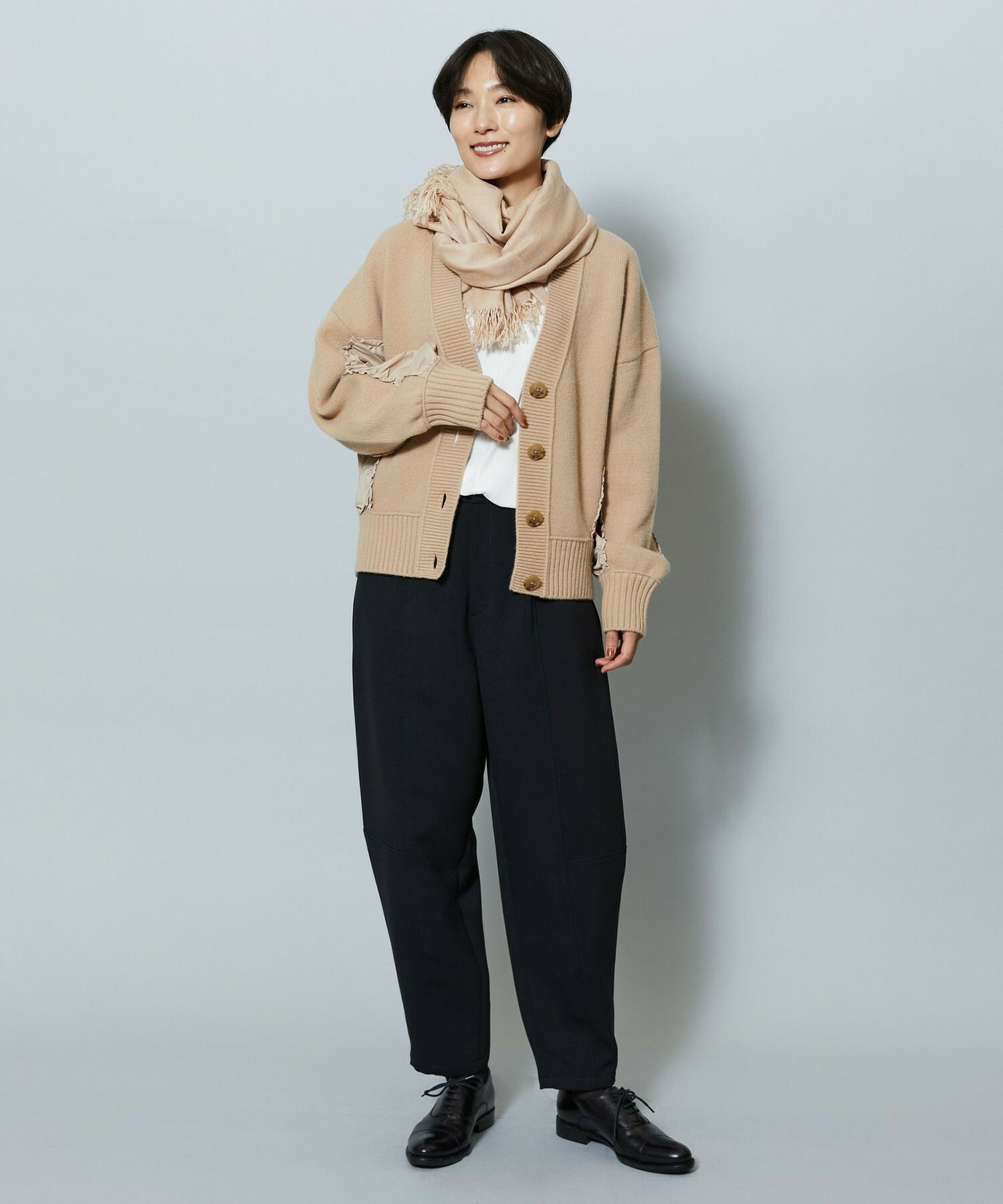 【MOGA】AQUAシャーリングカーディガン 詳細画像 キャメル 12