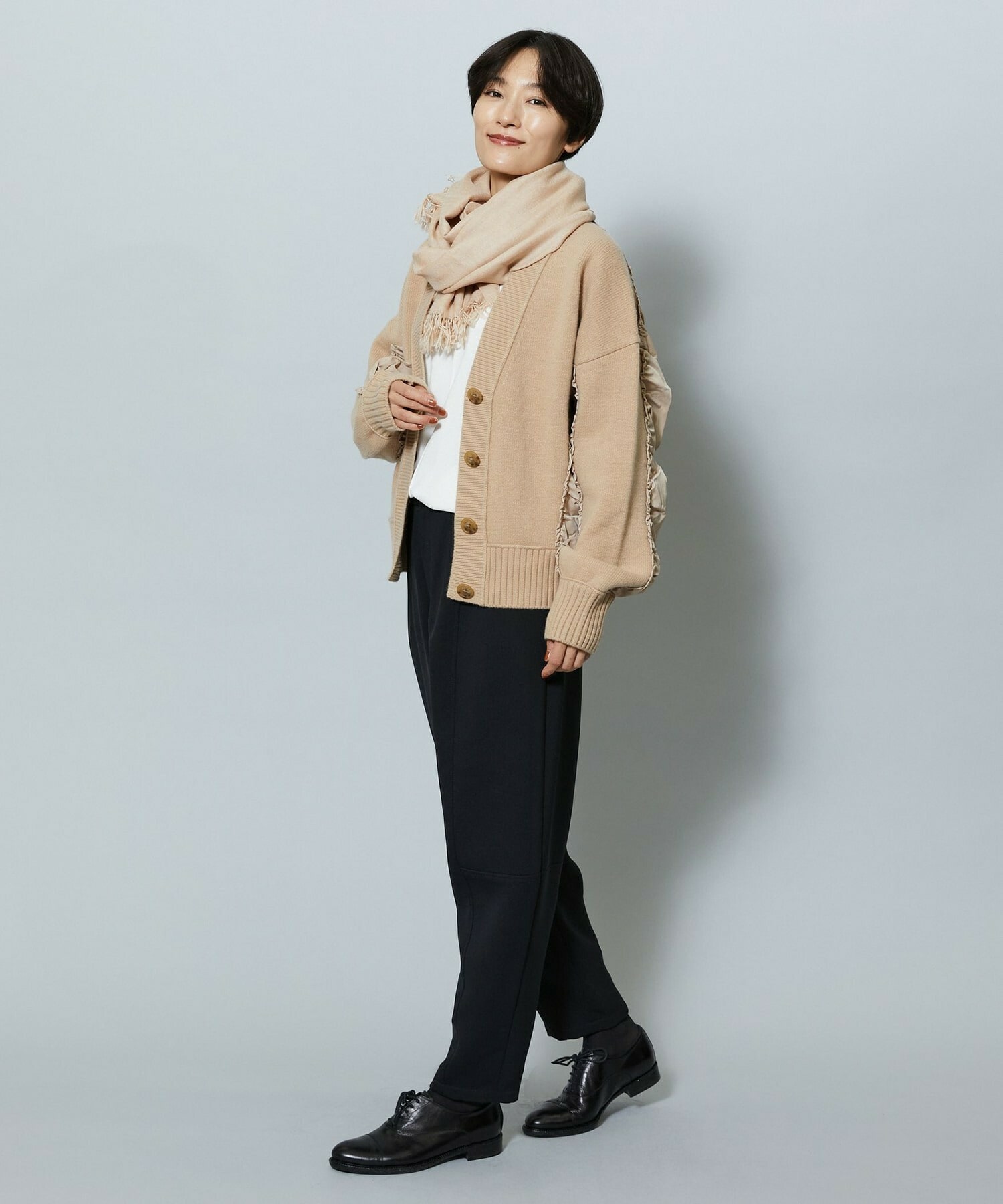 【MOGA】AQUAシャーリングカーディガン 詳細画像 キャメル 13