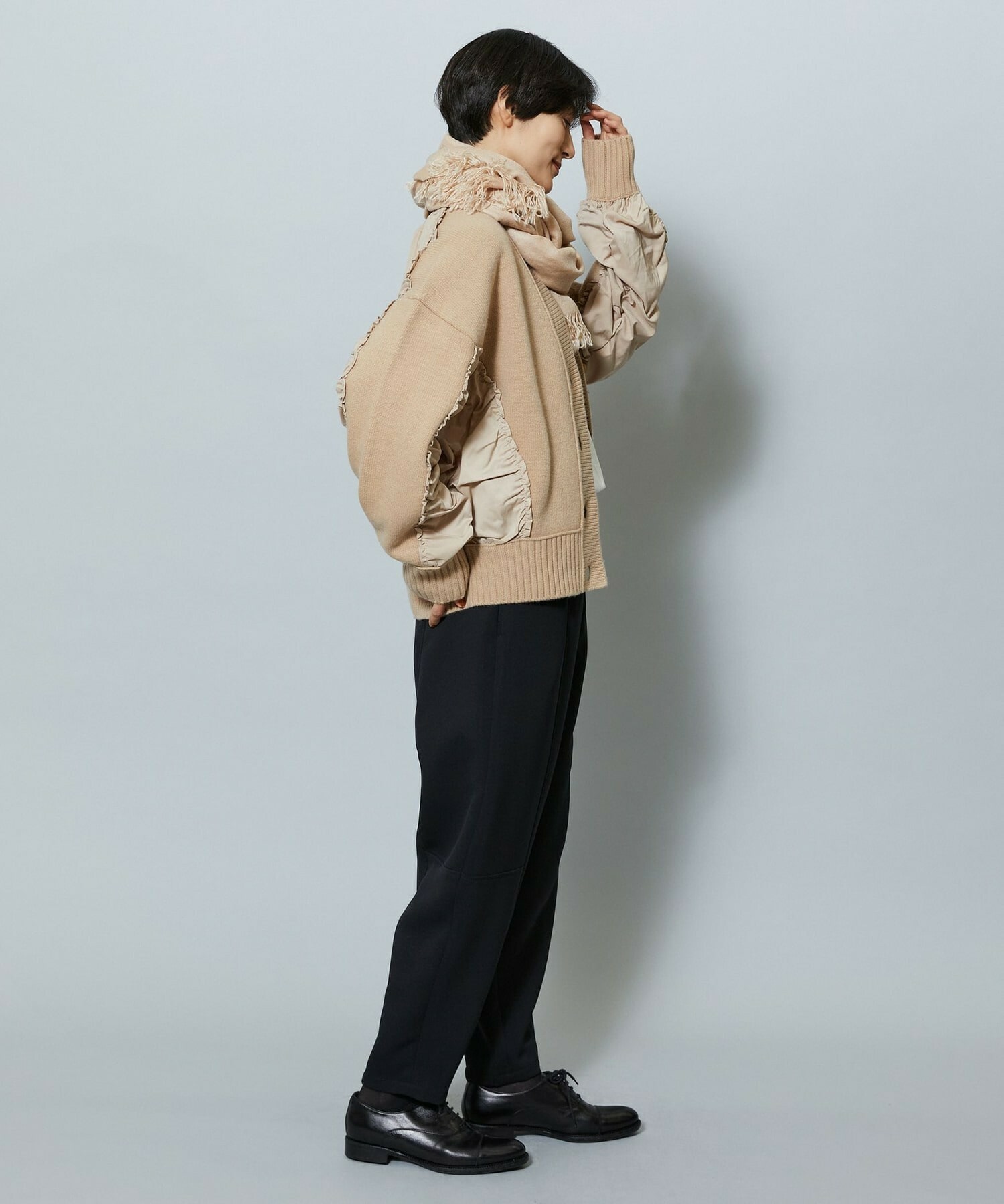 【MOGA】AQUAシャーリングカーディガン 詳細画像 キャメル 15