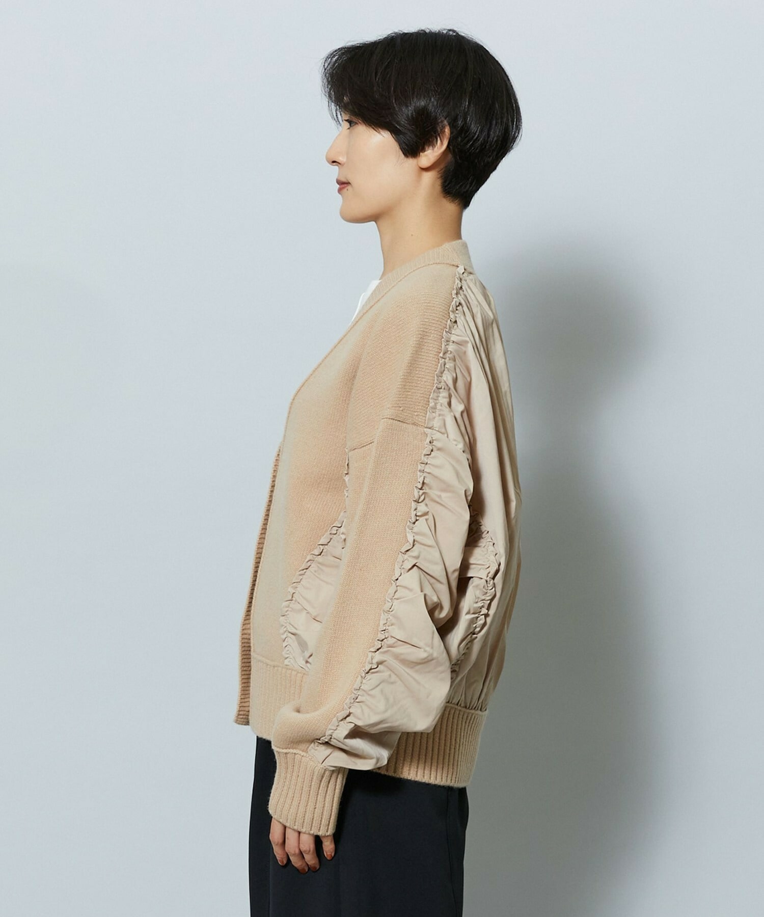 【MOGA】AQUAシャーリングカーディガン 詳細画像 キャメル 22