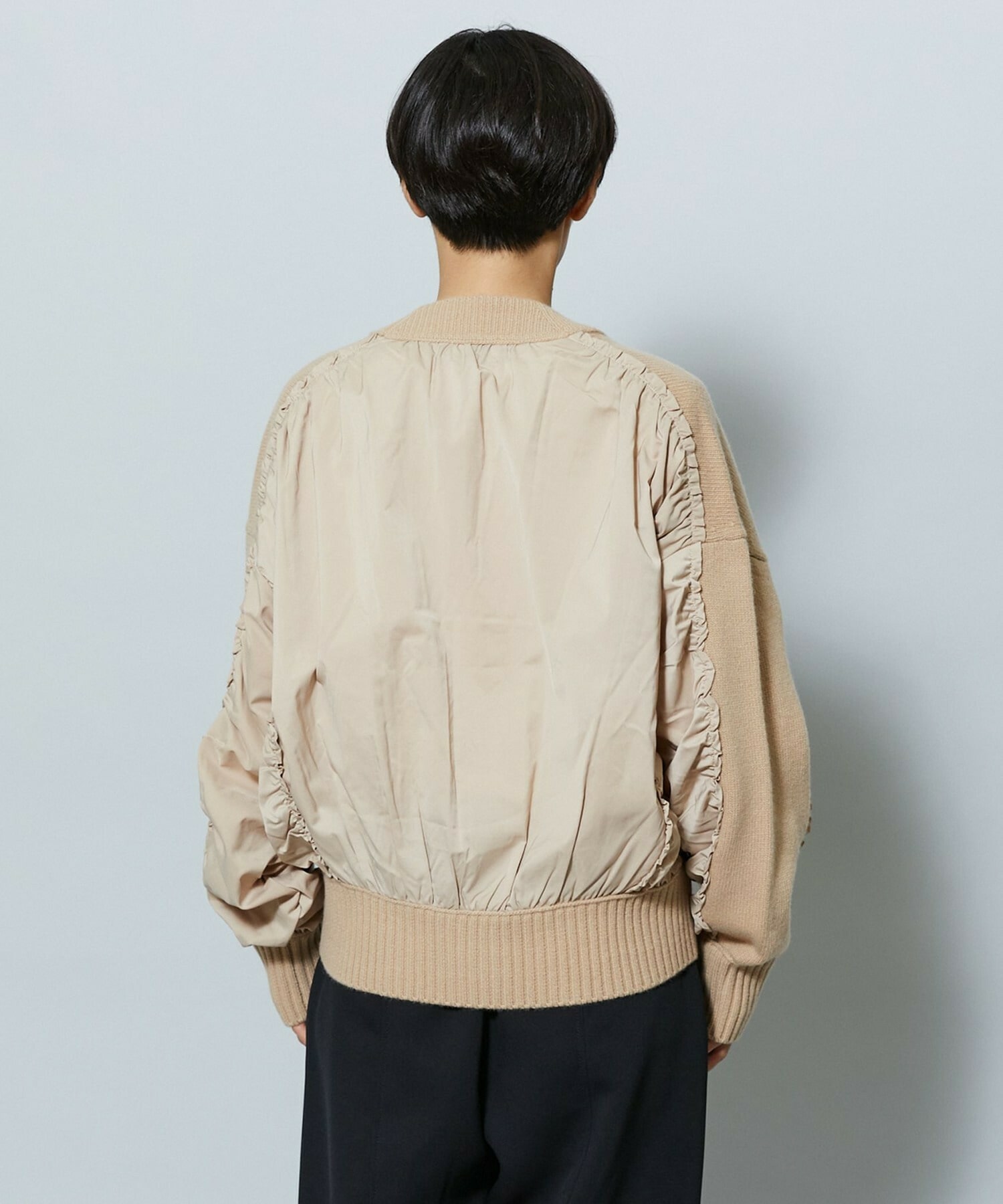 【MOGA】AQUAシャーリングカーディガン 詳細画像 キャメル 23