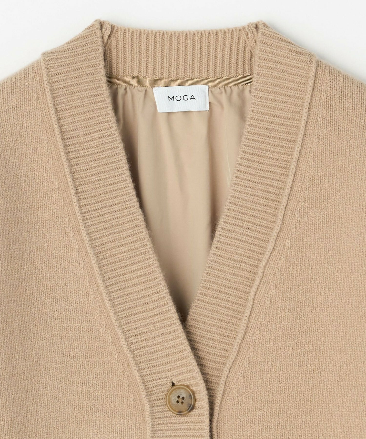 【MOGA】AQUAシャーリングカーディガン 詳細画像 キャメル 26