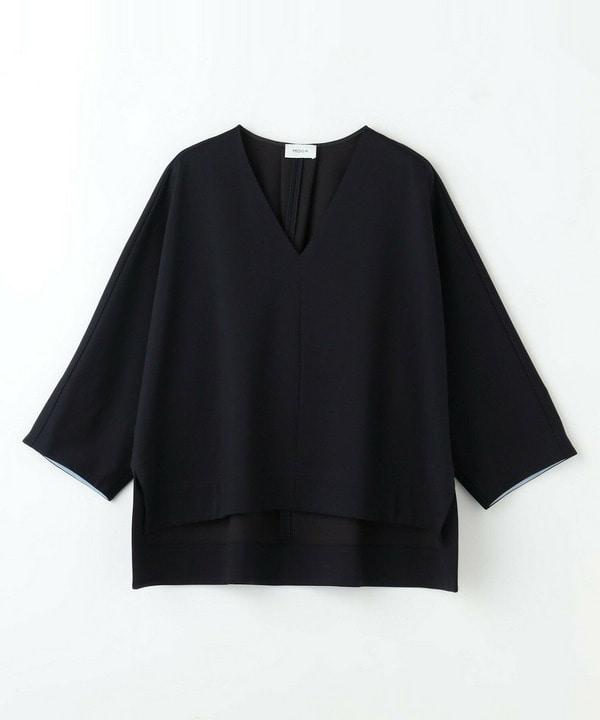 SUKALA Vネックショートスリーブトップス 黒 楽天市場】スリードッツ Tシャツ Vネック 七分袖 Three Dots