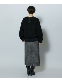 【MOGA】ソフト裏毛トップス 詳細画像 ブラック 8