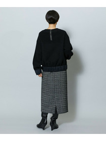 【MOGA】ソフト裏毛トップス 詳細画像 ブラック 9