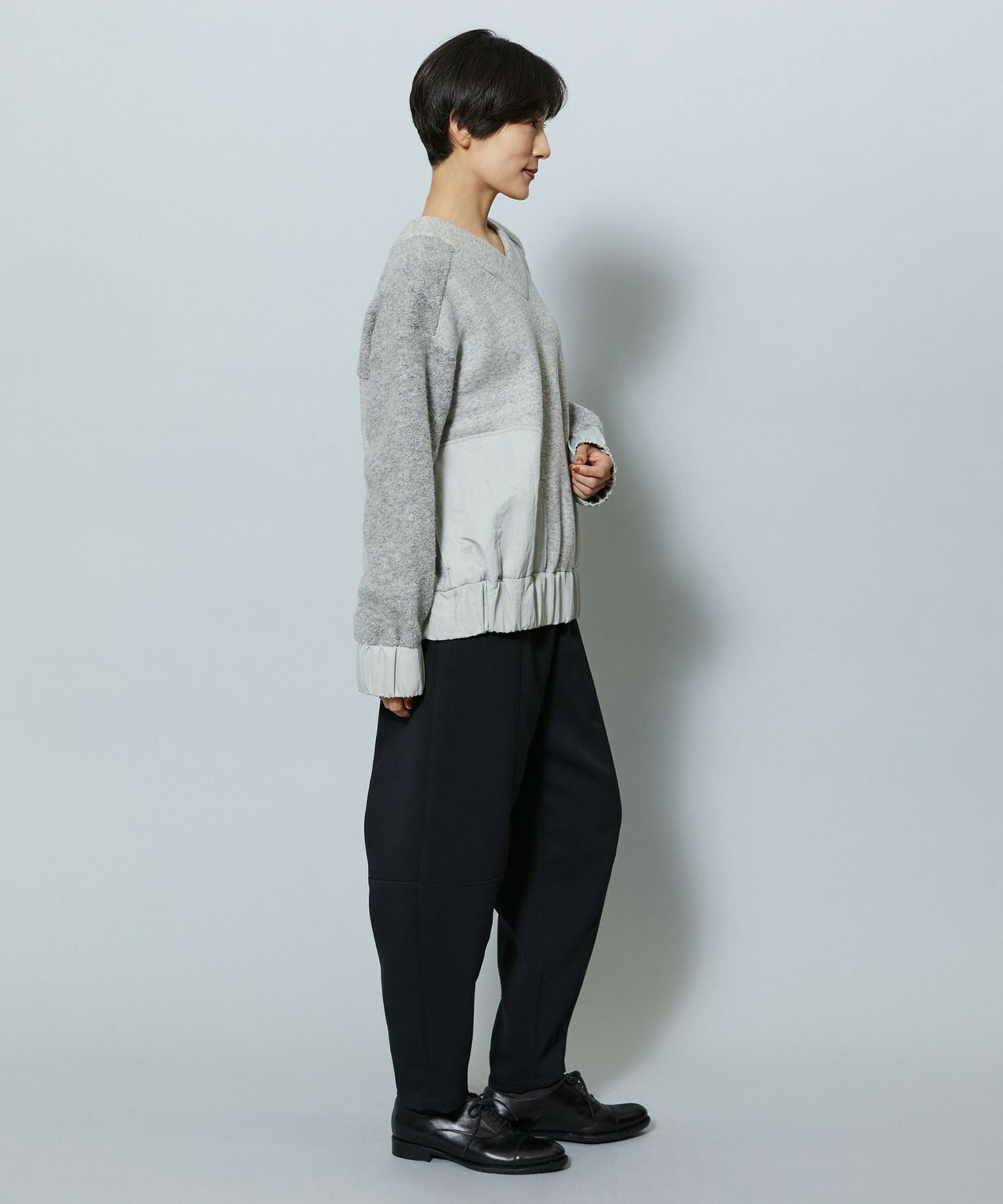 【MOGA】ソフト裏毛トップス 詳細画像 ブラック 17