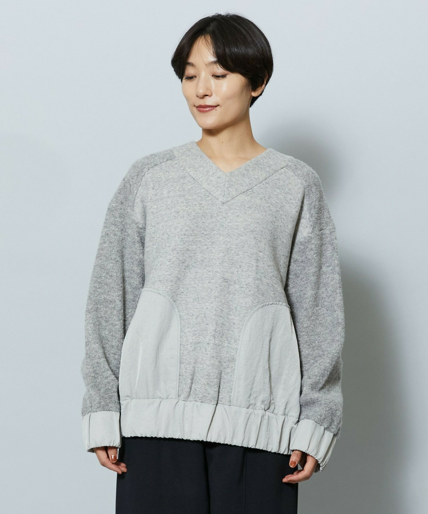 【MOGA】ソフト裏毛トップス 詳細画像 ブラック 20