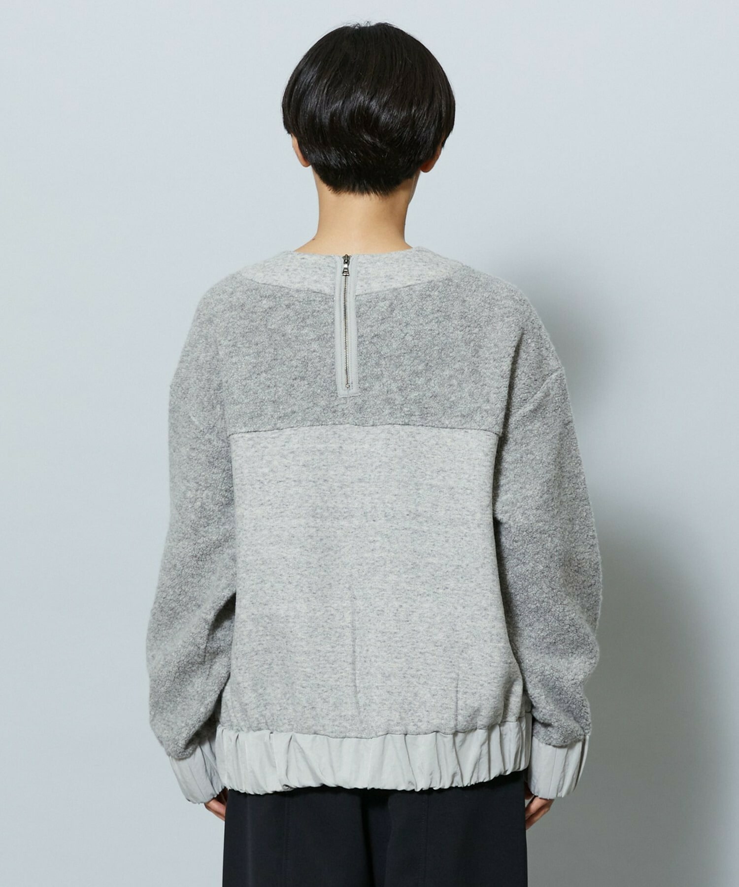 【MOGA】ソフト裏毛トップス 詳細画像 ブラック 23