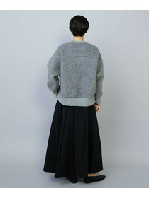 【MOGA】ウールシャギージャージートップス 詳細画像 ライトグレー 8